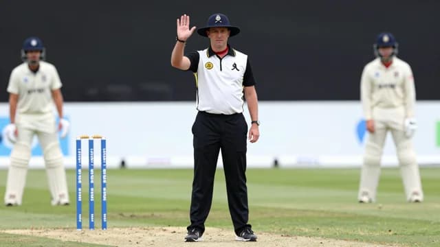 Umpire visual illustration - Meaning in German (Schiedsrichter)