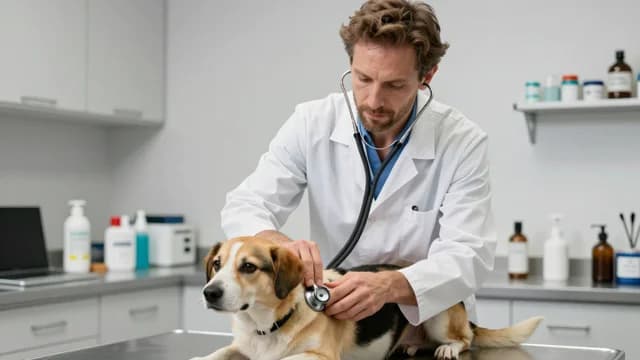 Veterinarian visual illustration - Meaning in Italian (veterinario)
