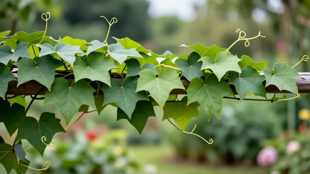 Vine visual illustration - Meaning in Portuguese (videira)