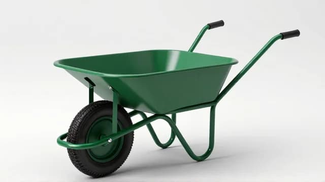 Wheelbarrow visual illustration - Meaning in Italian (carriola)