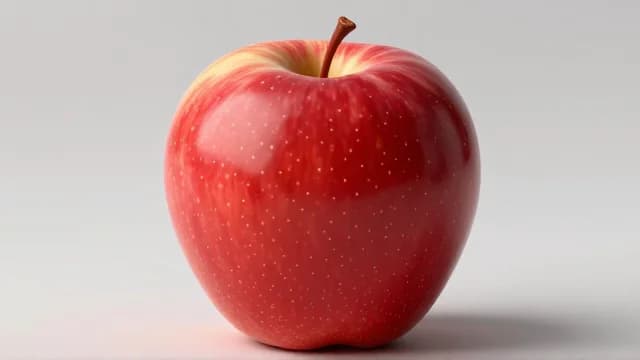 Apple visual illustration - Meaning in Portuguese (maçã)