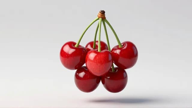 Cherry visual illustration - Meaning in German (Kirsche)