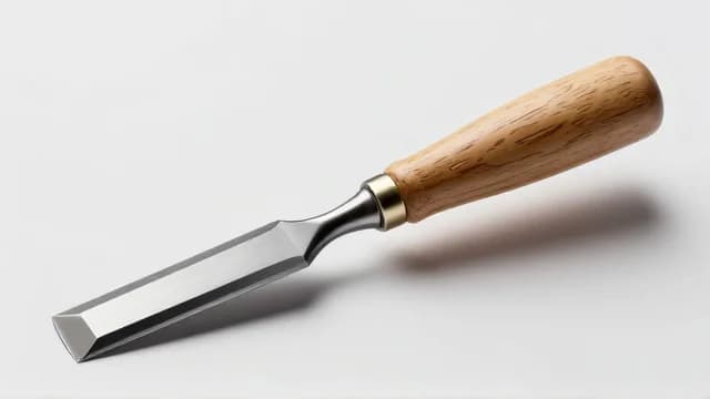 Chisel visual illustration - Meaning in Italian (scalpello)