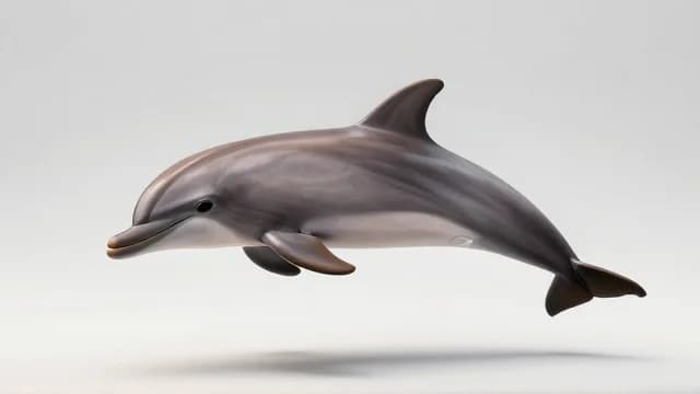 Dolphin visual illustration - Meaning in German (Delfin)