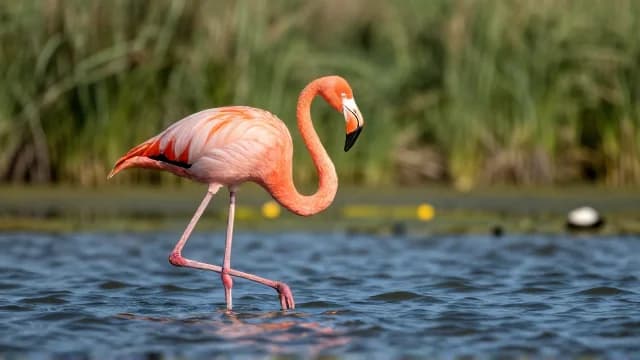 Flamingo visual illustration - Meaning in Urdu (فلیمنگو)