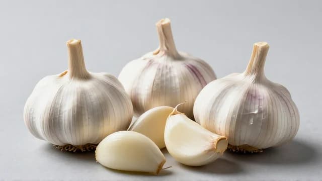 Garlic visual illustration - Meaning in Spanish (ajo)