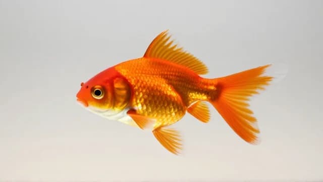 Goldfish visual illustration - Meaning in Urdu (سنہری مچھلی)