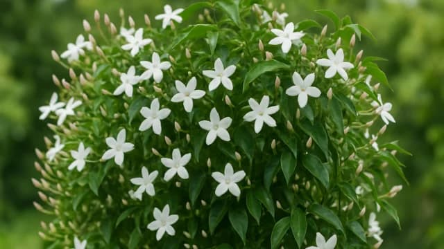 Jasmine visual illustration - Meaning in German (Jasmin)