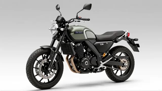 Motorcycle visual illustration - Meaning in Turkish (motosiklet)