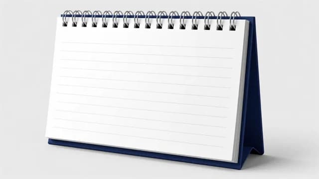 Notebook visual illustration - Meaning in Turkish (defter)