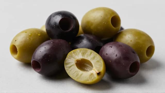 Olive visual illustration - Meaning in Korean (올리브)