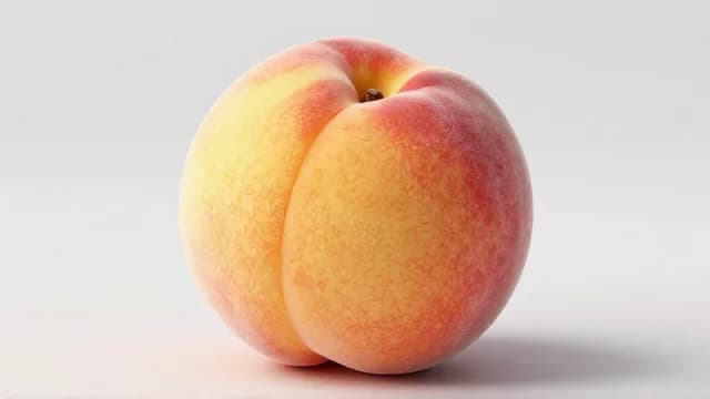 Peach visual illustration - Meaning in Urdu (آڑو)
