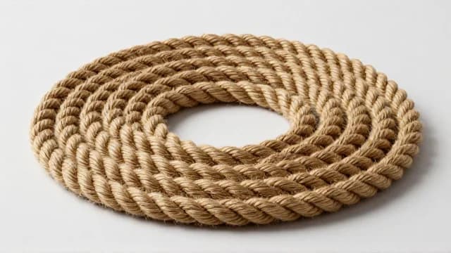 Rope visual illustration - Meaning in Spanish (cuerda)