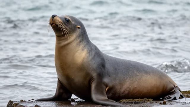 Sealion visual illustration - Meaning in German (Seelöwe)