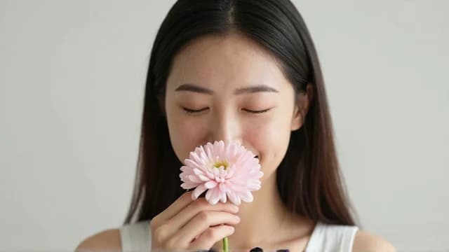 Smell visual illustration - Meaning in Korean (냄새)