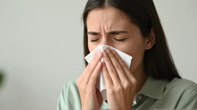 Sneeze visual illustration - Meaning in Turkish (hapşırmak)