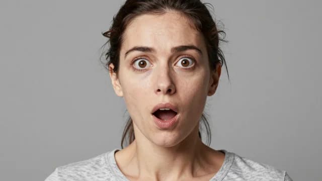 Surprise visual illustration - Meaning in German (Überraschung)