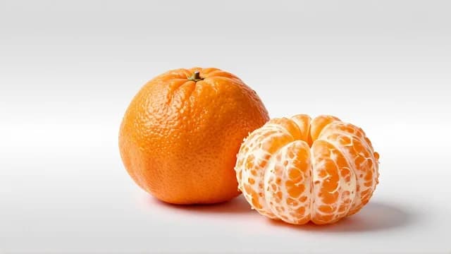 Tangerine visual illustration - Meaning in Turkish (mandalina)