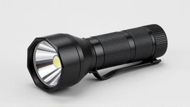 Torch visual illustration - Meaning in German (Taschenlampe)