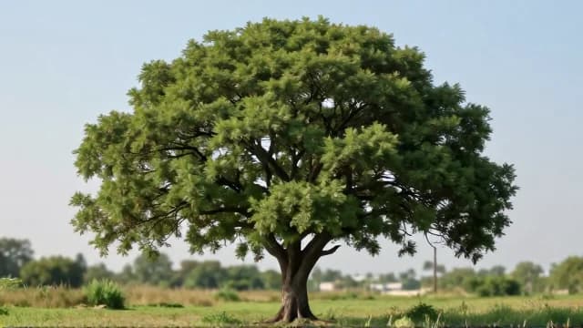 Tree visual illustration - Meaning in Indonesian (pohon)