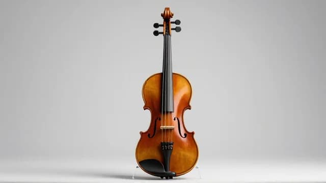 Violin visual illustration - Meaning in Italian (violino)
