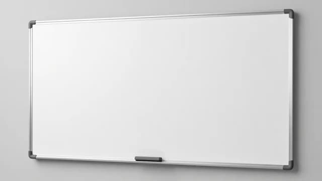 Whiteboard visual illustration - Meaning in Korean (화이트보드)